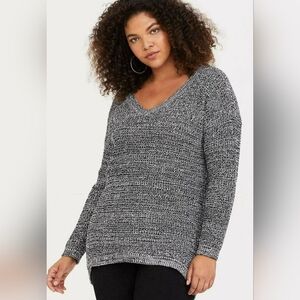 TORRID Gray Knit Sweater